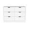 Homeroots 42" White Four Drawer Dresser 524959 - alternate 1