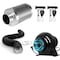 Ipower Grow Tent Ventilation System 4 Inch Inline Duct Ventilation Fan 195 CFM, Carbon Filter and 8 GLFANXINLLT4FILT4MD8CPVCBLKR - alternate 1