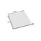 Homeroots 2in White Gel Memory Foam Cooling Queen Mattress Topper 711910 - alternate 2