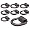 Mytee Products 5/8in Heavy Duty Weld-On Forged D Ring 18,900 Lbs, 8PK D-Ring58-Wx8 - alternate 1