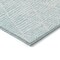 Homeroots 8' Aqua And Ivory Round Geometric Washable Indoor Outdoor Area Rug 577543 - alternate 4