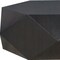 Homeroots 50" Black Wood Hexagon Block Coffee Table 714209 - alternate 2