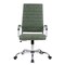 Leisuremod Benmar Ergonomic High Back Ribbed Leather Executive Office Chair BOT19GL - alternate 3