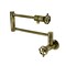 Kingston Brass Wall Mount Pot Filler Faucet with Knurled Handle, Antique Brass KS4103RKZ - alternate 1