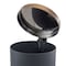 Elama 1.5 Gallon Stylish Grey and Copper Soft Pedal Office, Kitchen and Bathroom Trash Bin 750111715M - alternate 3