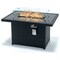 Leisuremod Mace Wicker Patio Modern Propane Fire Pit Table, Black CFW44G-BL - alternate 4