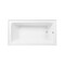 Kingston Brass 60-Inch Acrylic Rectangular 3-Wall Alcove Tub Combo w/ Waste and Overflow Drain, Right Hand Drain CVTAP603222R1 - alternate 3
