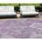 Homeroots 10' X 14' Lavender Plum And Ivory Medallion Washable Indoor Outdoor Area Rug 589049 - alternate 1