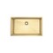 Homeroots 10in X 30in Gold Stainless Steel Undermount Kitchen Sink 719950 - alternate 1
