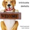 Techko Barkley the Greeting Puppy Solar Outdoor Garden Statue with Integrated LED Light, 8PK SG-822-8PK - alternate 3