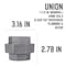 B & K 1-1/2 in. FIP each X 1-1/2 in. D FIP Black Malleable Iron Union 310UU-112 - alternate 3
