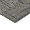 Homeroots 9' X 12' Brown Black And Gray Geometric Washable Indoor Outdoor Area Rug 594801 - alternate 3