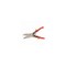 Crescent Utility Snip, 10-1/2 in OAL, Straight Cut, Steel Blade, Non-Slip Grip Handle, Orange Handle M300N - alternate 6