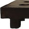 Homeroots 2" Brown Wood Geometric Tabletop Dish Candle Holder 490203 - alternate 5