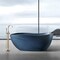 Anzzi Coral Series 2-Handle Freestanding Tub Faucet with 60 in. Euro-Grip Hand Sprayer in Satin Brass FS-AZ0047SB - alternate 4