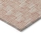 Homeroots 10' X 14' Salmon And Ivory Geometric Washable Indoor Outdoor Area Rug 595036 - alternate 4