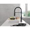 Delta Ermelo Single Handle Pull-Down Spring Kitchen Faucet Matte Black 18887-BL-DST - alternate 2