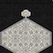 Homeroots 8' X 10' Black Gray And Ivory Oriental Washable Indoor Outdoor Area Rug 598175 - alternate 4