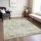 Homeroots 5' X 8' Sage Charcoal And Ivory Abstract Washable Indoor Outdoor Area Rug 604548 - alternate 4