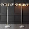 Jonathan Y Vivian 61" 10-Light Mid-Century Modern Iron Medusa Multi Head LED Floor Lamp, White/Brass Gold JYL3096A - alternate 3