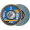 Pferd 5'' x 5/8-11 Thd. POLIFAN Flap Disc - Z PSF TRIM STEELOX, Zirconia, 80 Grit, Flat 68166 - alternate 1