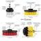 Drillbrush Variety Brush, 4 Piece S-W2-Y4O-R5-QC-DB - alternate 1