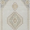Homeroots 5' X 8' Ivory Gray And Brown Oriental Washable Indoor Outdoor Area Rug 598419 - alternate 4