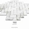 Msi Calacatta Cressa Herringbone 12 In. X 12 In. X 10 Mm Honed Marble Mesh-Mounted Mosaic Tile, 10PK ZOR-MD-0140 - alternate 3