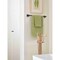 Amerock Mulholland Matte Black Traditional 24 in 610 mm Towel Bar BH36024MB - alternate 2