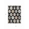 Homeroots 3' X 5' Black Ivory And Taupe Southwestern Washable Indoor Outdoor Area Rug 615116 - alternate 4