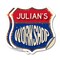 Signmission Julian's Workshop, 4 inch X 4 inch, Vinyl Decal, 2PK SHI-D-2PACK-4-489-JULIAN - alternate 1