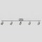 Vidalite Shura Brushed Nickel 5-Light Track Light with Rotatable Heads, Integrated LED, 3000k, 2450 Lmn CE1059886 - alternate 2