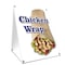 Signmission Chicken Wrap, 24 Inch x 18 Inch A-frame Yard Sign, Plastic Sign SBC-1824-Chicken Wrap - alternate 1