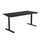 Homeroots 48" Black Writing Desk 524930 - alternate 1