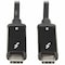 Eaton EATON Thunderbolt 3 Passive Cable M/m, 20 Gbps, 5a 100w Power Delivery, 4k/60 Hz MTB3-01M5-5A-B - alternate 3
