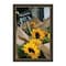 Homeroots Sunflower Bouquet Black Framed Print Wall Art 529965 - alternate 2