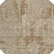 Homeroots 8' Brown And Beige Round Geometric Washable Indoor Outdoor Area Rug 594571 - alternate 2