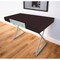 Homeroots 48" Espresso and Silver Wood and Metal Computer Desk 554204 - alternate 3