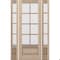 Doornmore G7508, 65.25" x 98" ( 36" Door + 2x12" Side) Left Hand, Mahogany SDL 8 Lite, 3/4 Lite Exterior Door G7508-SW-3696-G7504-SL_1-2_LI - alternate 3