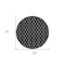Homeroots 8' Black And Ivory Round Geometric Washable Indoor Outdoor Area Rug 596083 - alternate 5