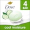 Dove Go Fresh Cool Moisture Cucumber and Green Tea Scent Beauty Bar Soap, 15 Ounce, 18PK 62695514 - alternate 4