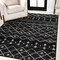 Jonathan Y Aksil Moroccan Beni Souk Black/Cream 4 ft. x 6 ft. Area Rug MOH208E-4 - alternate 4