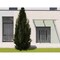 Vdomdoors Front Exterior Prehung Aluminum Double Doors Ronex0130 Grey Mirrored Clear Glass Entry Metal Modern RONEX0130DEXD-GRE-W72xH96-LH-O - alternate 2