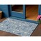Homeroots 3' X 5' Denim Blue Ivory And Beige Oriental Washable Indoor Outdoor Area Rug 598034 - alternate 1