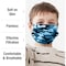 Wecare Kids Disposable Face Mask, 3, Camo Blue, Kids, 50 PK WMN100042 - alternate 2