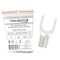 Kable Kontrol Non Insulated Copper Butted Seam Spade Terminal, 12-10 AWG, Stud Size # 6, 100 Pcs, 100PK STNI-1210-6 - alternate 1