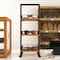 Koolmore 12 In. Wooden 3 Tired Bakery, Supermarket or Cafe Display Case KM-SDW-3SOP - alternate 2