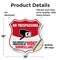 Signmission No Trespassing Shield Sign This Property, 18 Inch X 18 Inch, Vinyl Decal SHI-D-18-410 - alternate 3
