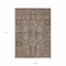 Homeroots 9' X 12' Brown Gray And Charcoal Oriental Washable Indoor Outdoor Area Rug 582120 - alternate 4