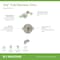 Symmons Dia HydroMersion Multi Spray Single Handle Tub and Shower Faucet Trim Kit  (Valve Not Included) 3592BSTN15TRM - alternate 3